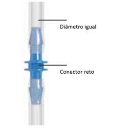 Barbed Bulkhead Union for pipe with anti-slip feature, from Ø1.82 to Ø12.7